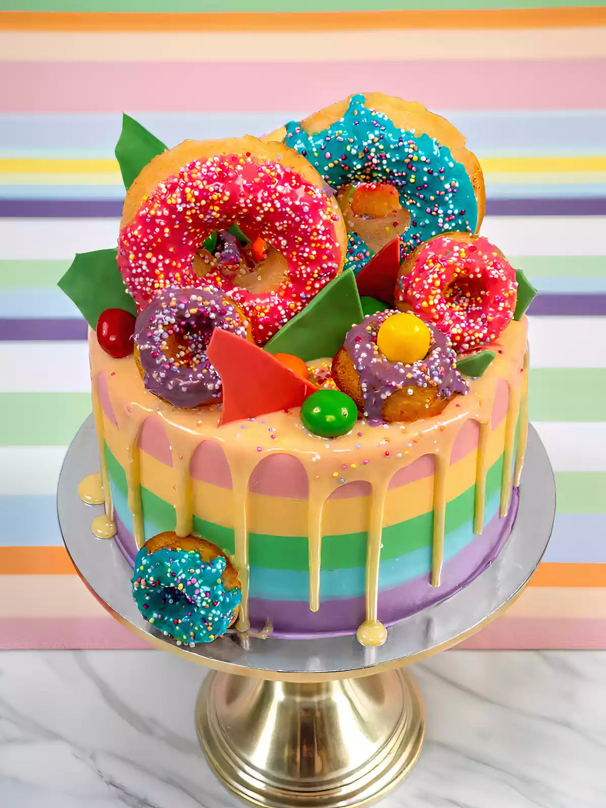 GAGA-Rainbow Cake Delivered