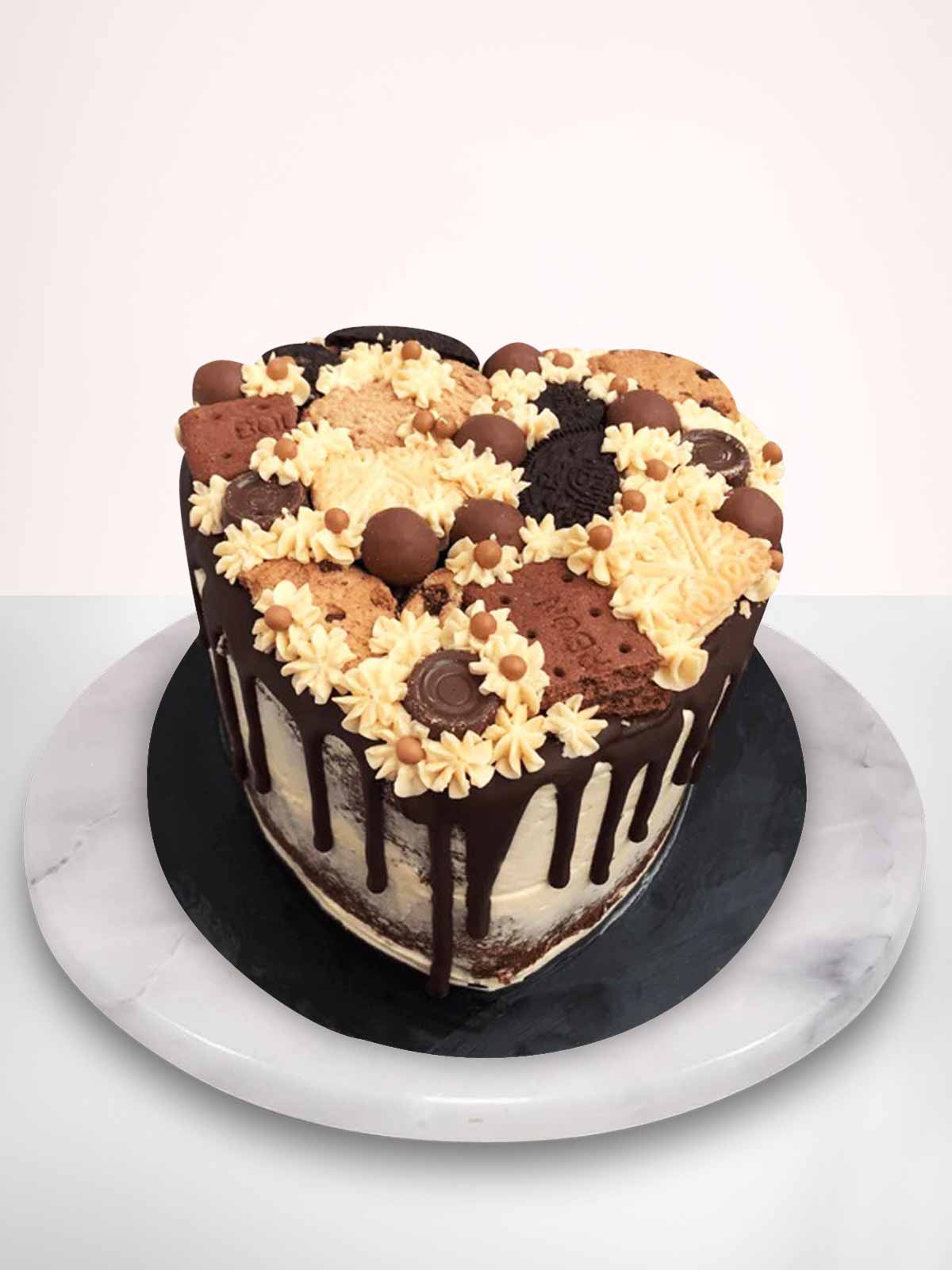 Heart Choco Cookie Cake