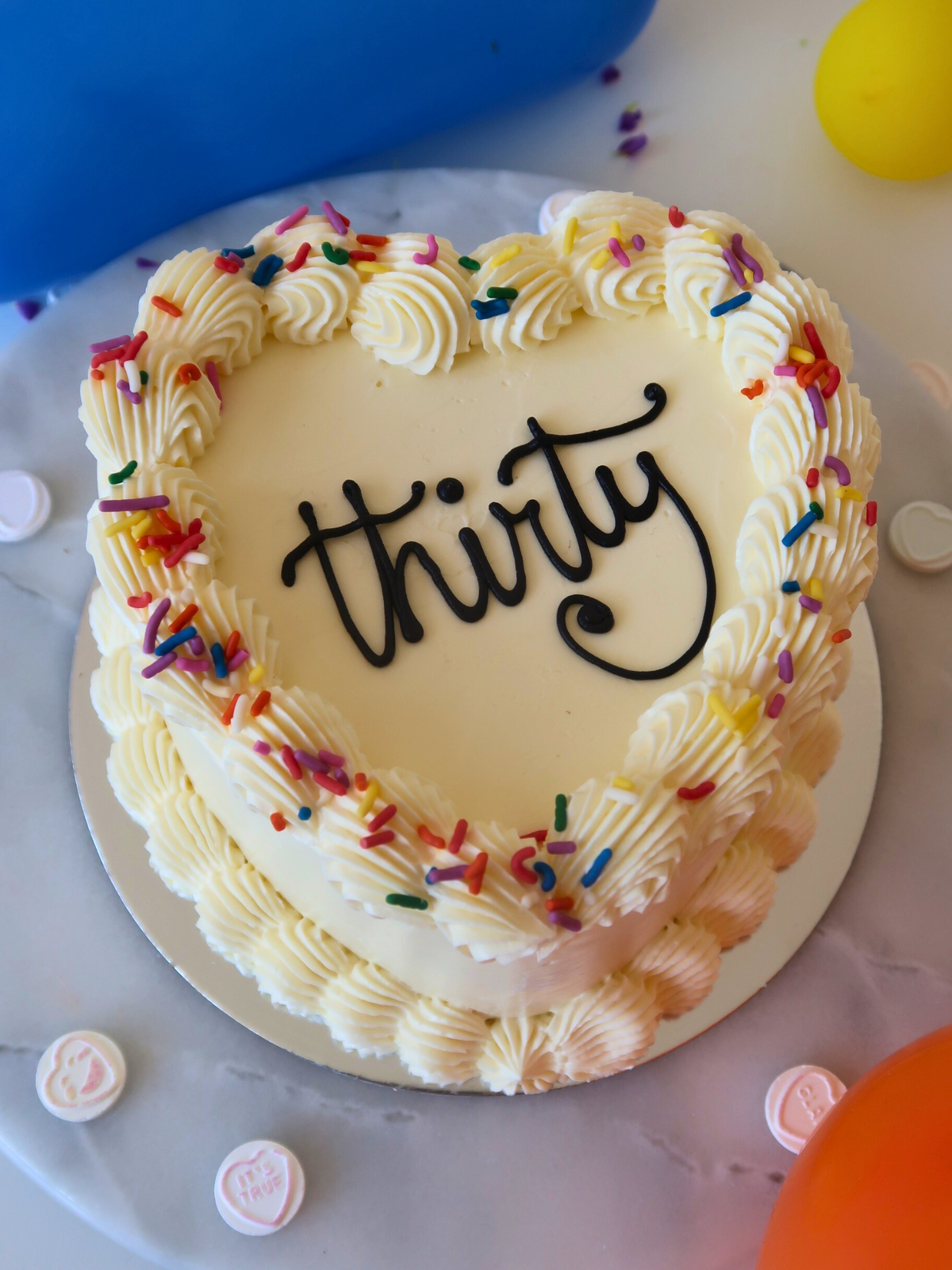 Heart Shaped Birthday Cake Delivered in London