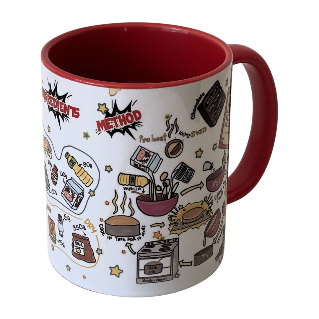 Hero Sponge Cake Recipe Mug