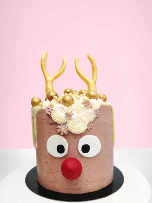 Horny Rudolf Christmas Cake