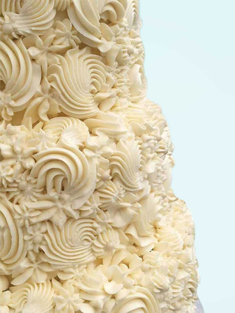 Ivory Buttercream Wedding Cake | Free Delivery | London & Surrey