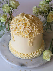 Ivory Roses Buttercream Best Wedding Cake delivered in London Surrey