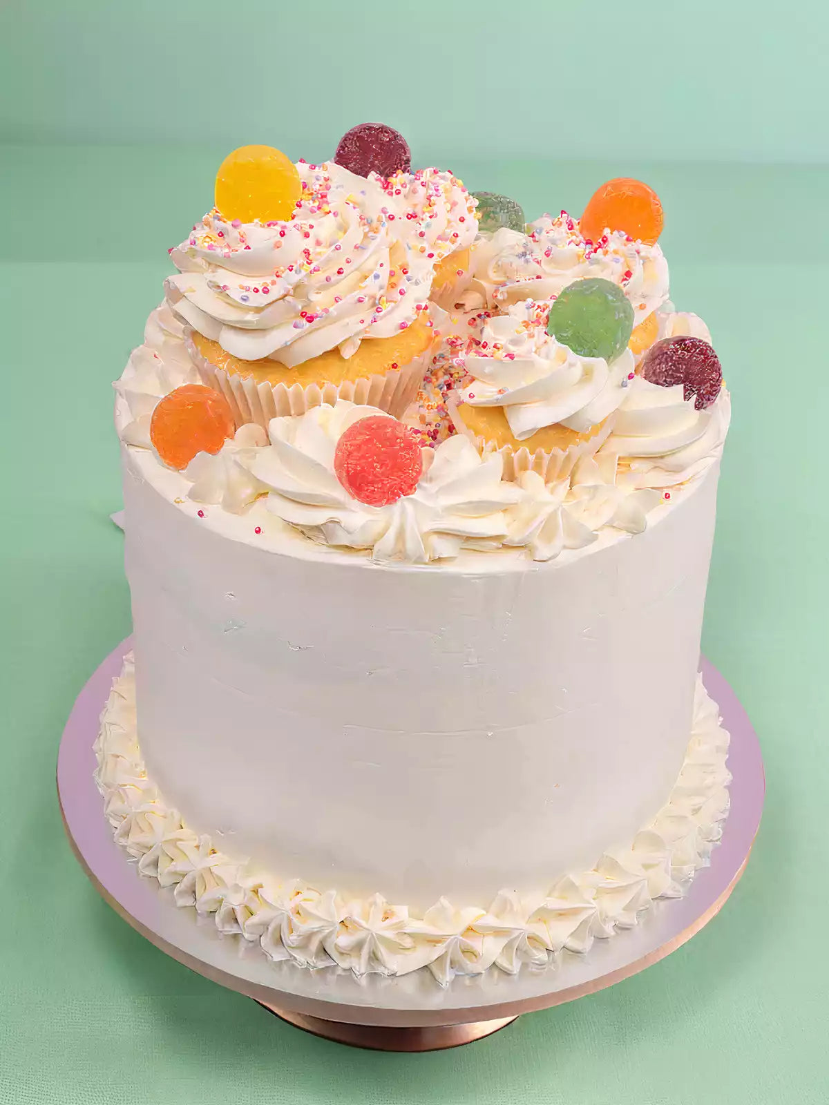 Lemon Cupcake Cake Delivered