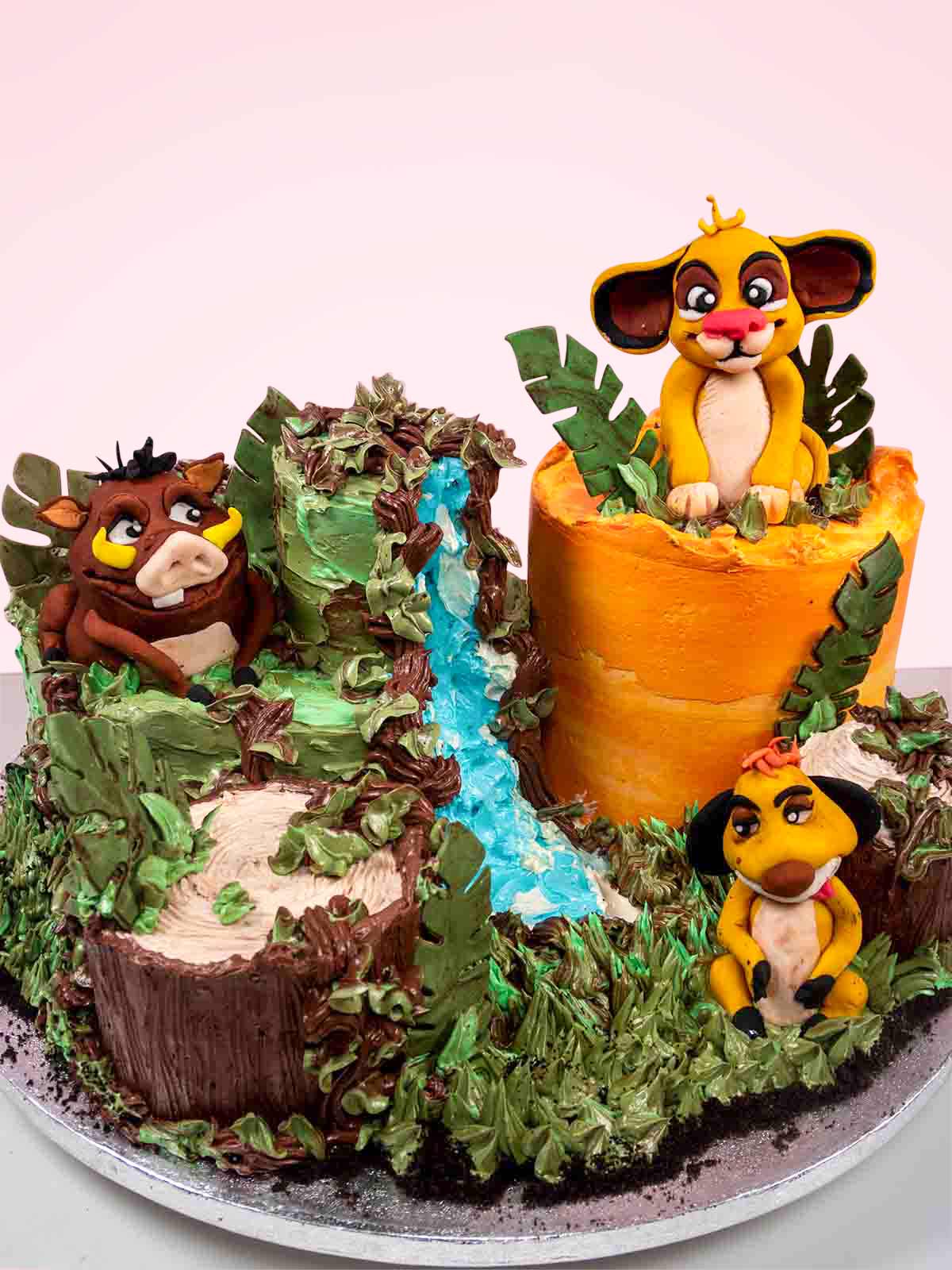 Lion King 3 Tier Birthday Cake | Susie's Cakes