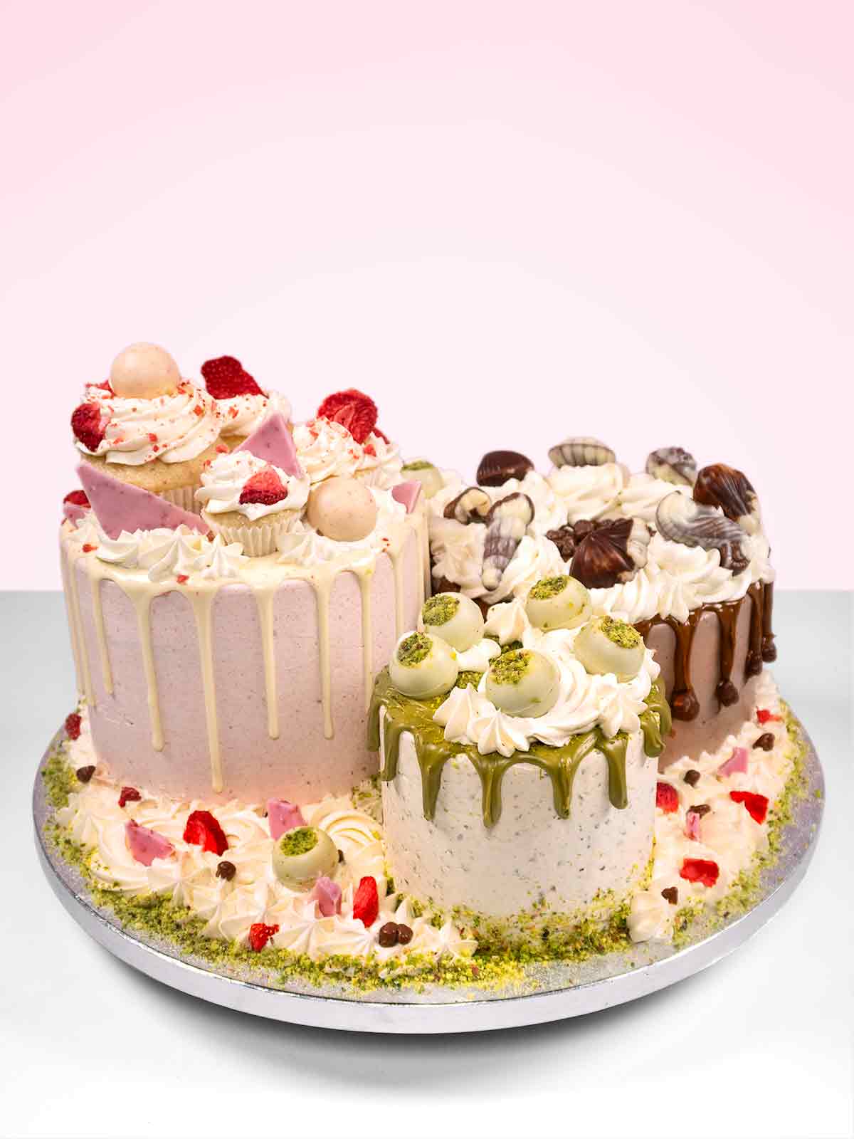 Luxury Fruit & Nut Cakescape Cake