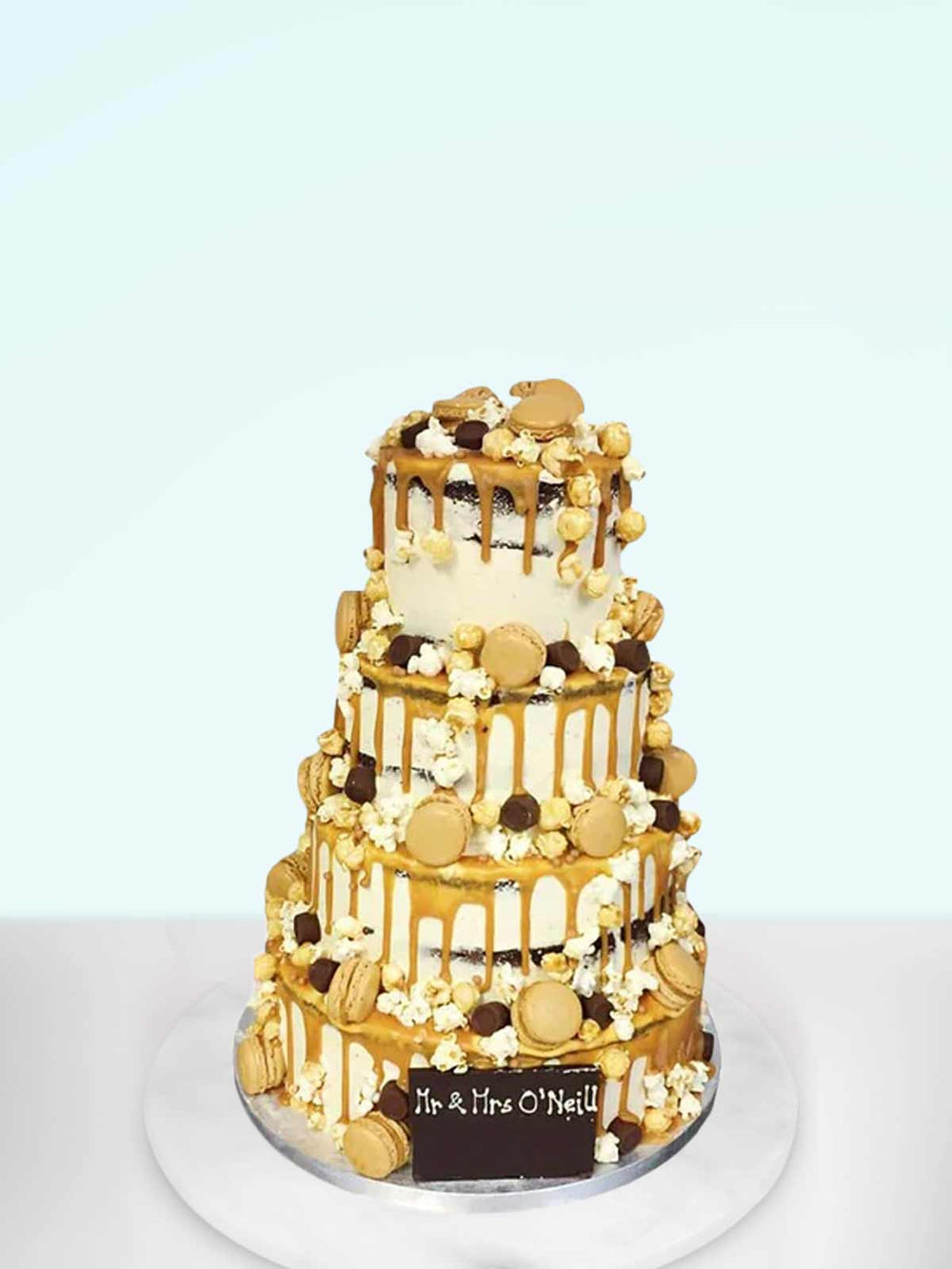 MacDreamy naked wedding cake
