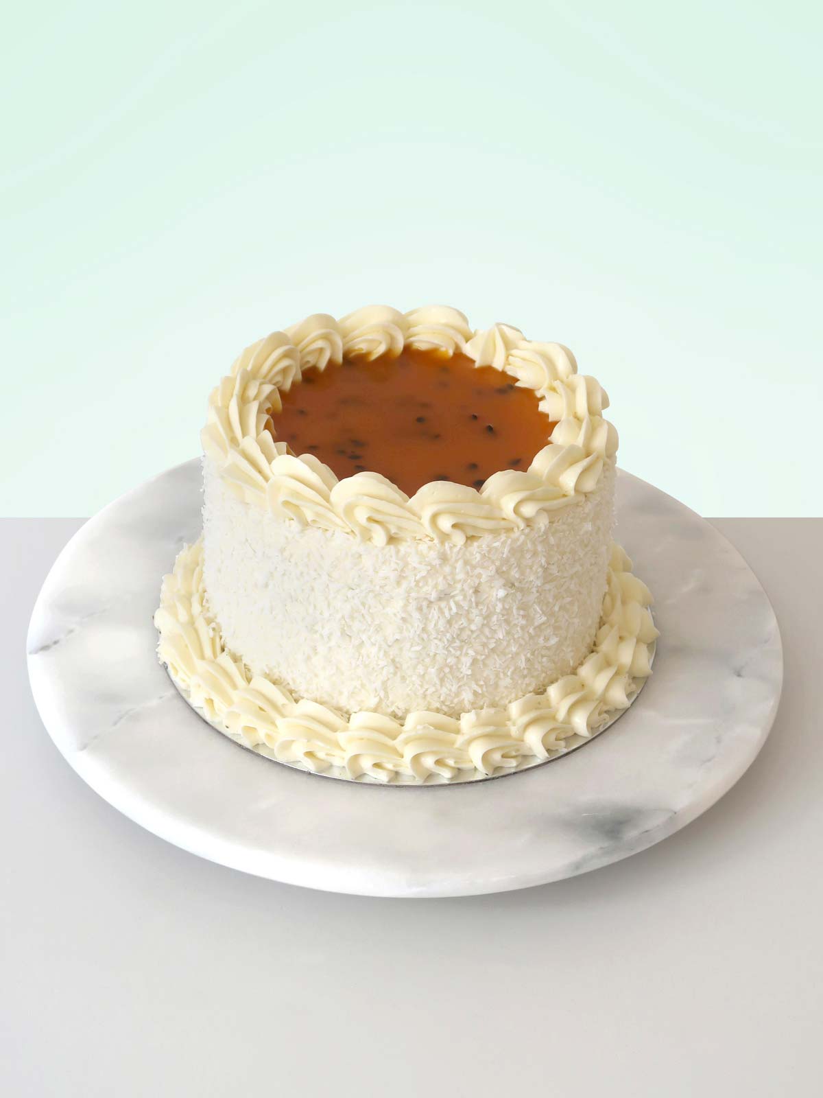 Mango Coconut Passion Fruit Cake Delivered in London and Surrey