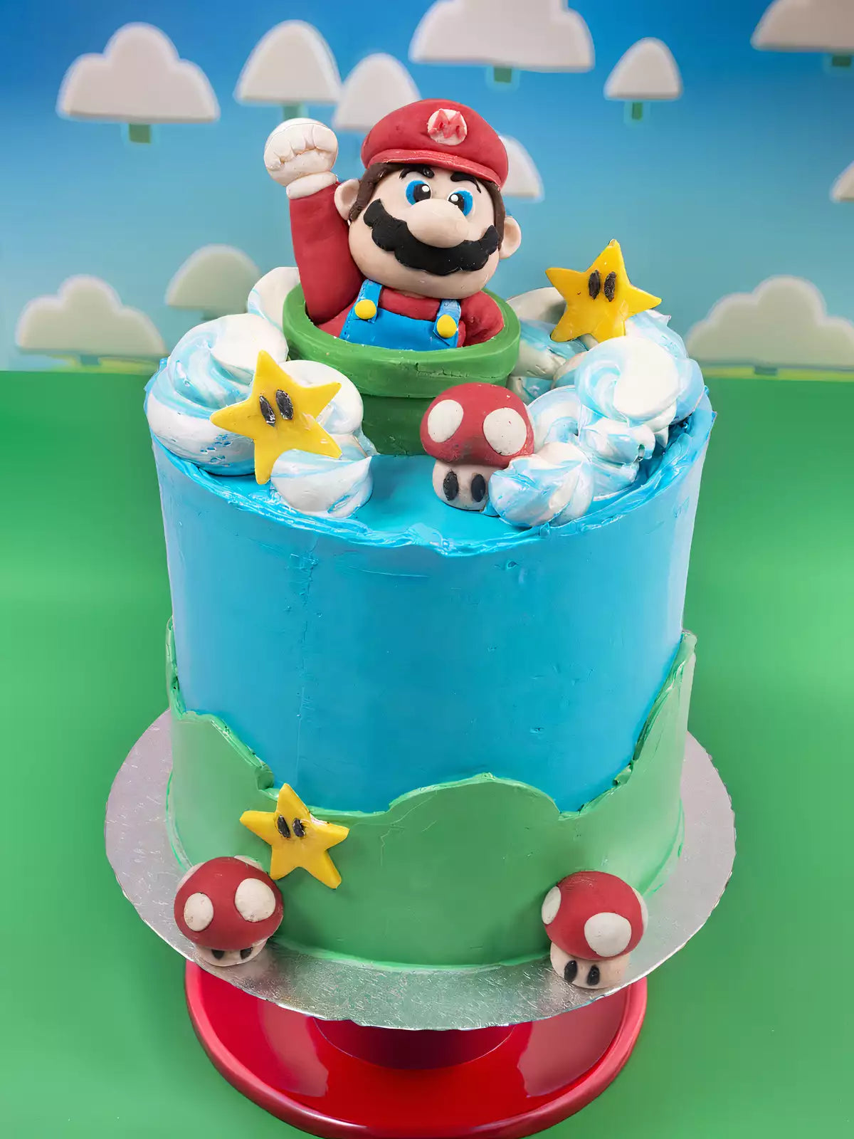 Mario Cake Delivered