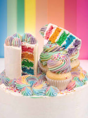 Meta Rainbow Cake
