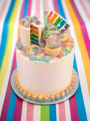 Meta Rainbow Cake
