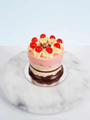 Mini Neopolitan Fault Line Cake to Order