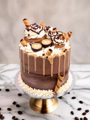 Mocha Frappe Cupcake Cake