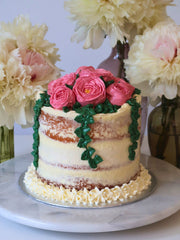 Peony Buttercream Birthday Cake London