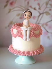 Custom ballerina birthday cake for London and Surrey delivery
