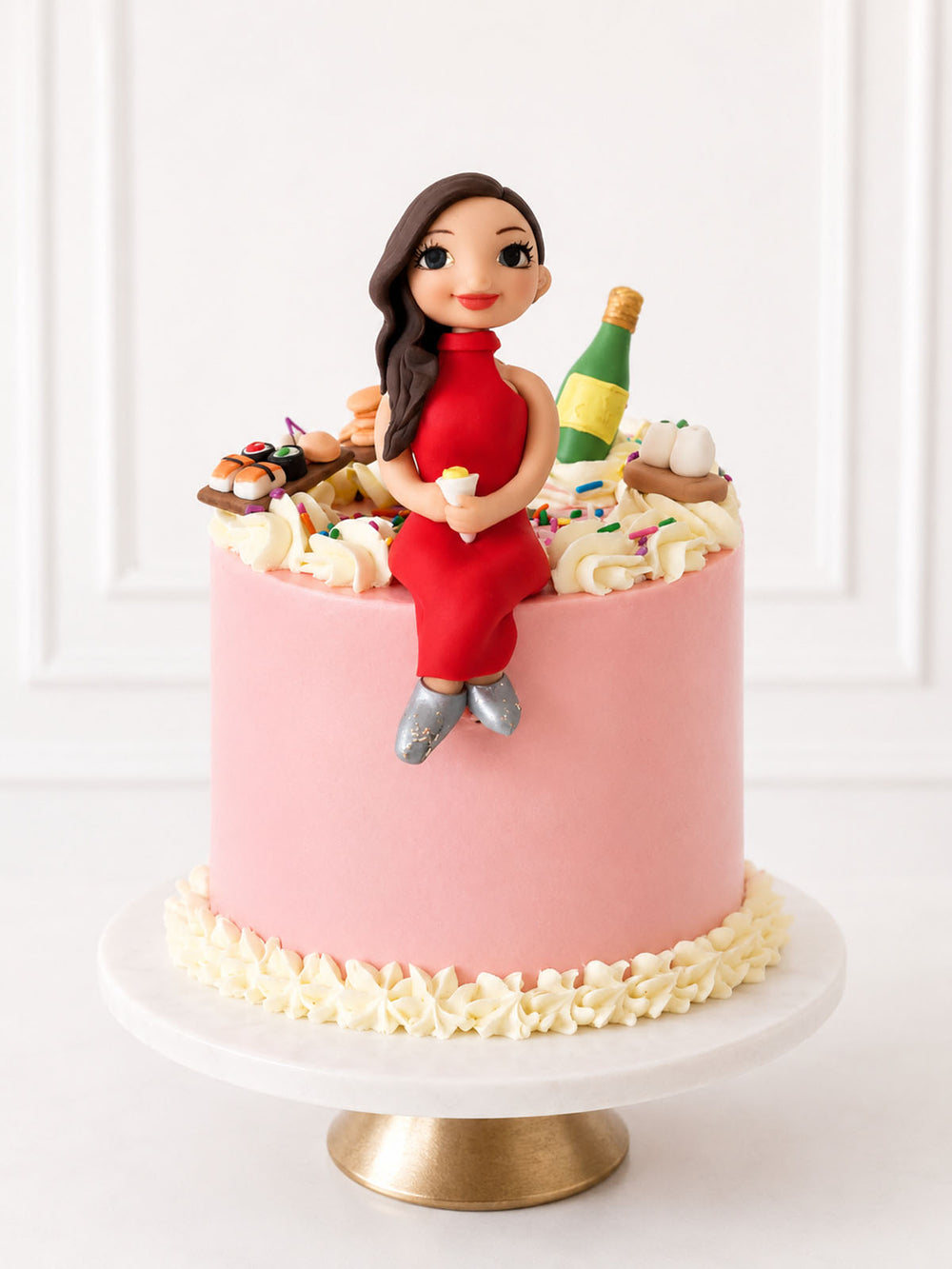 Custom Female Favourite Things Cake delivered in Kingston