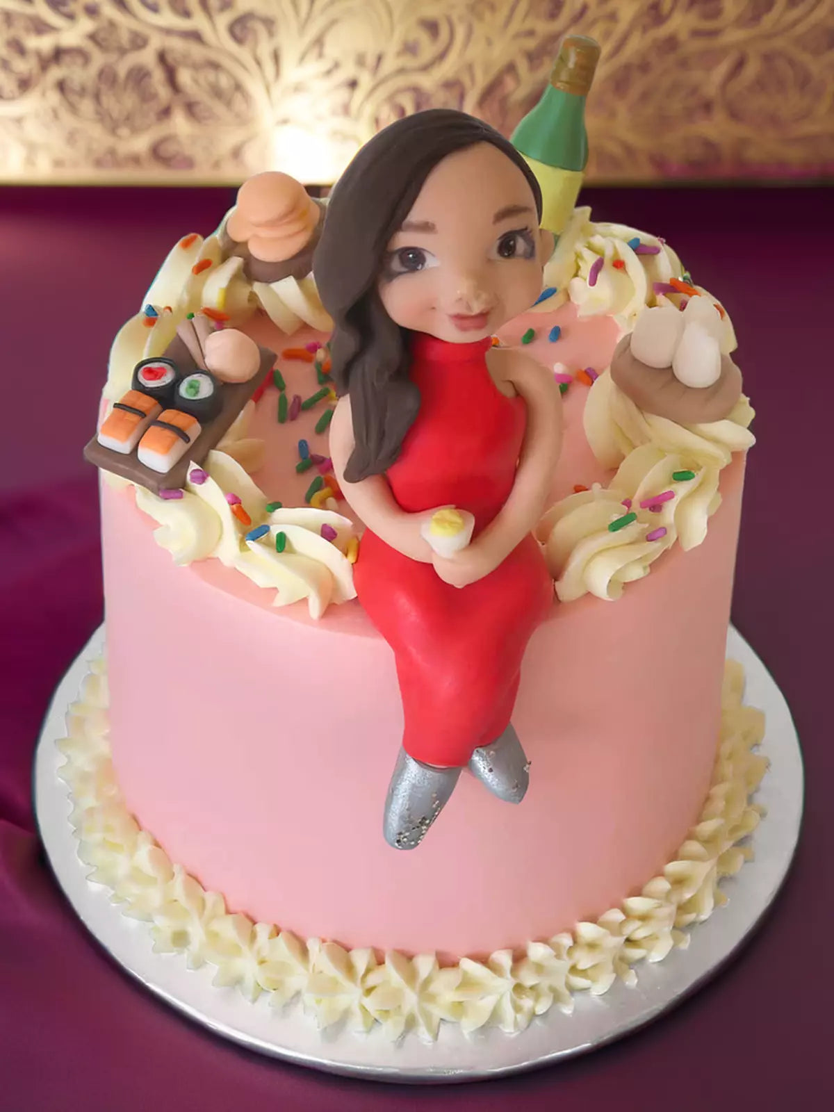 Personalised Female Favourite Things Cake