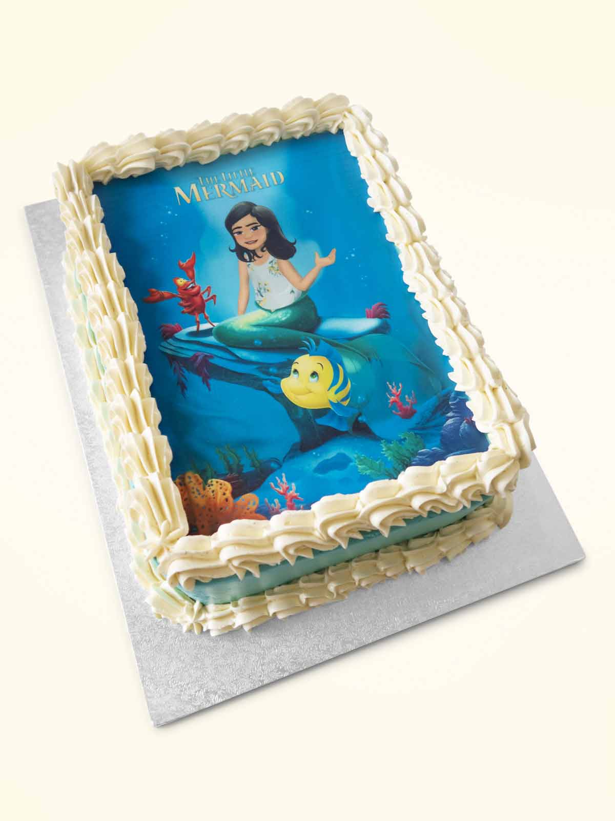 Custom Little Mermaid birthday cake for London and Surrey delivery