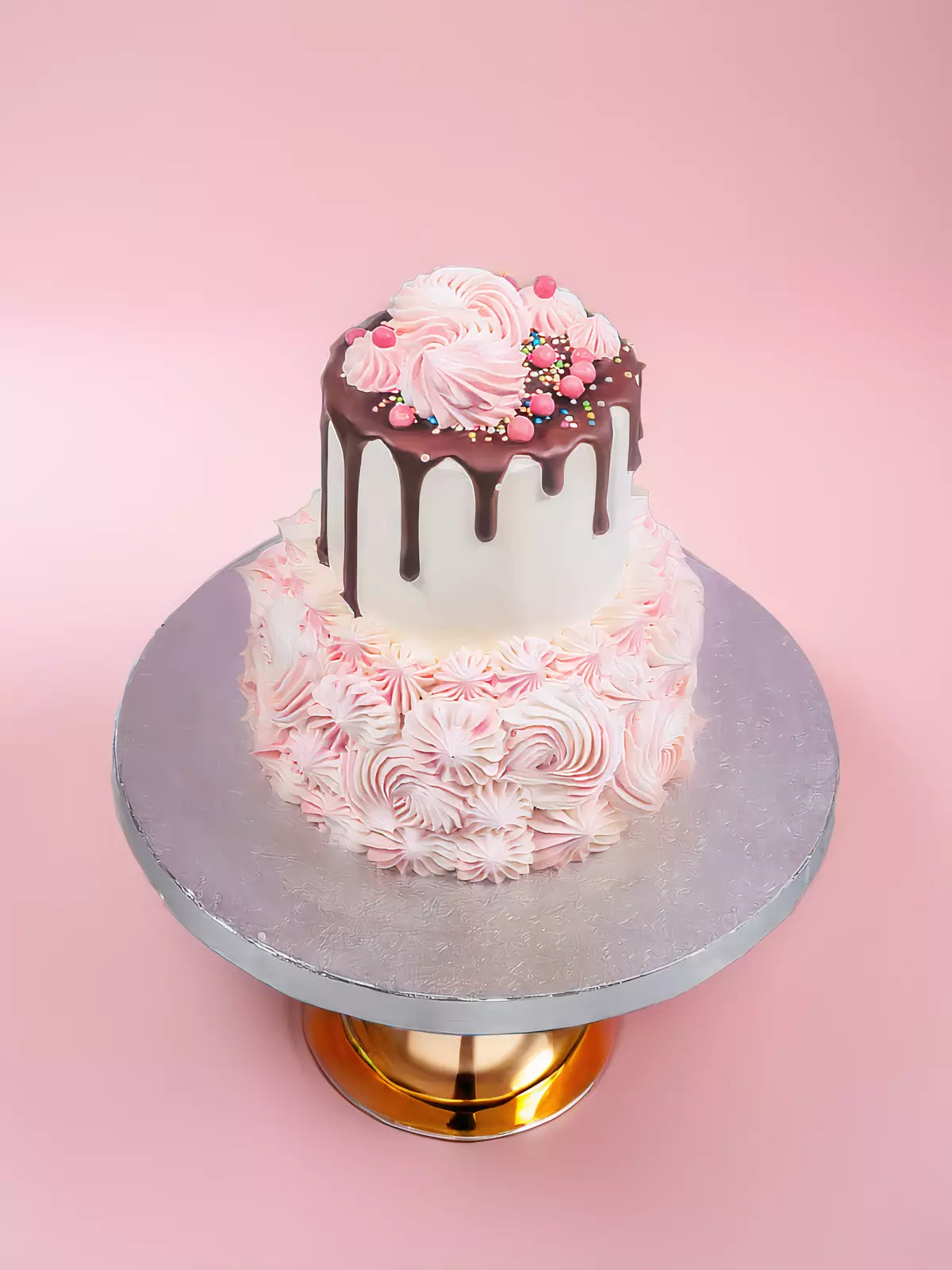 Pink Ballerina - Tiddly Two-Tiered Cake
