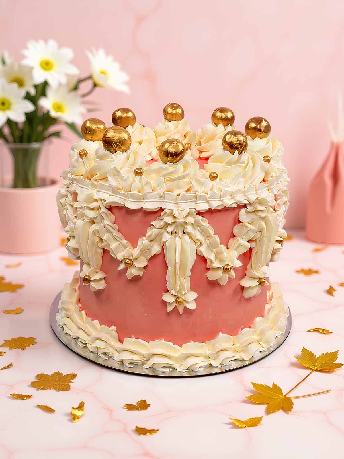 Pink Windsor Style Cake