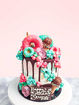 Pop Princess Birthday Cake