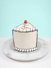 Comic Rainbow Birthday Slice Cake Delivery