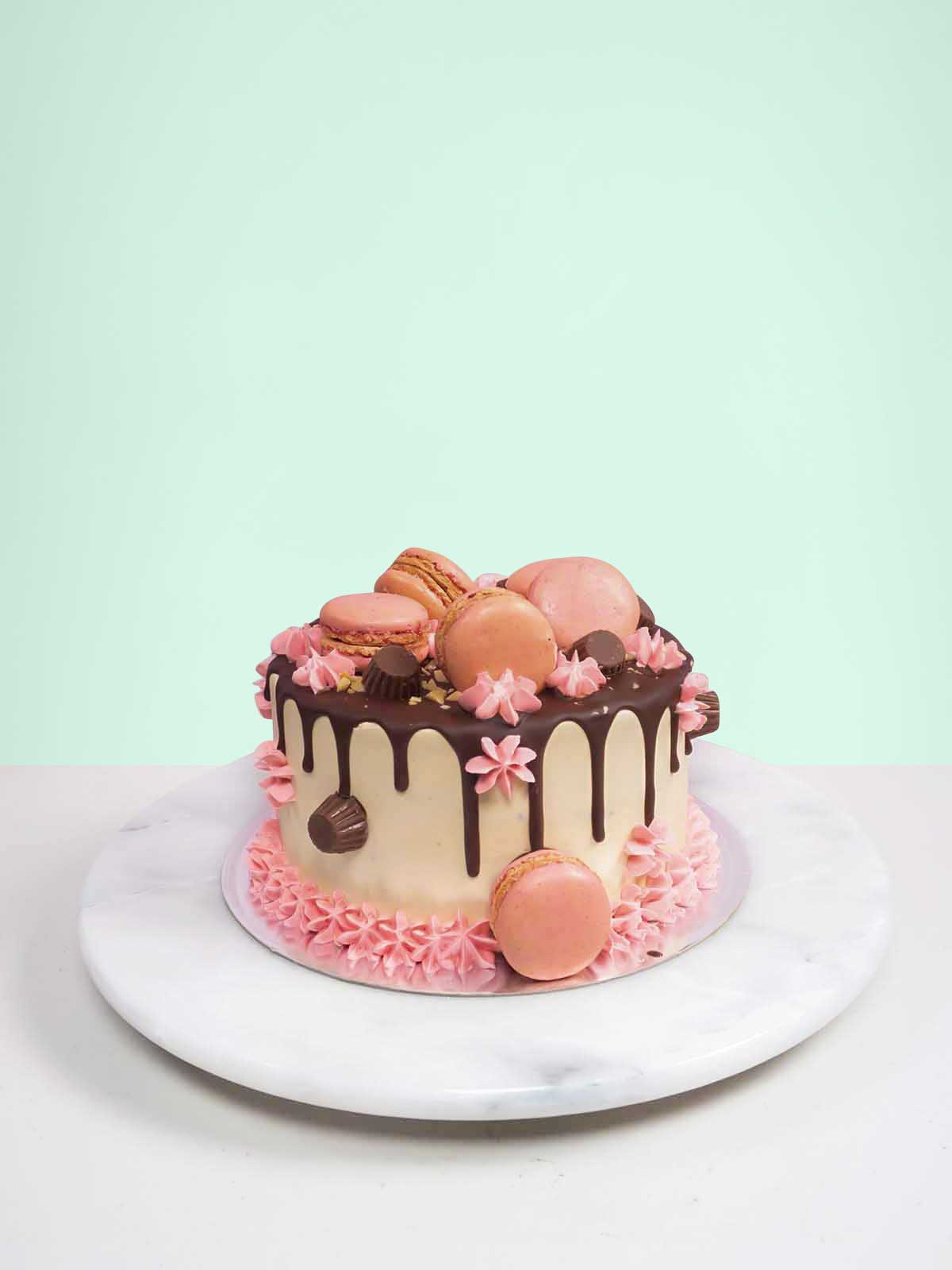 Pretty buttercream birthday cake - Decorated Cake by - CakesDecor
