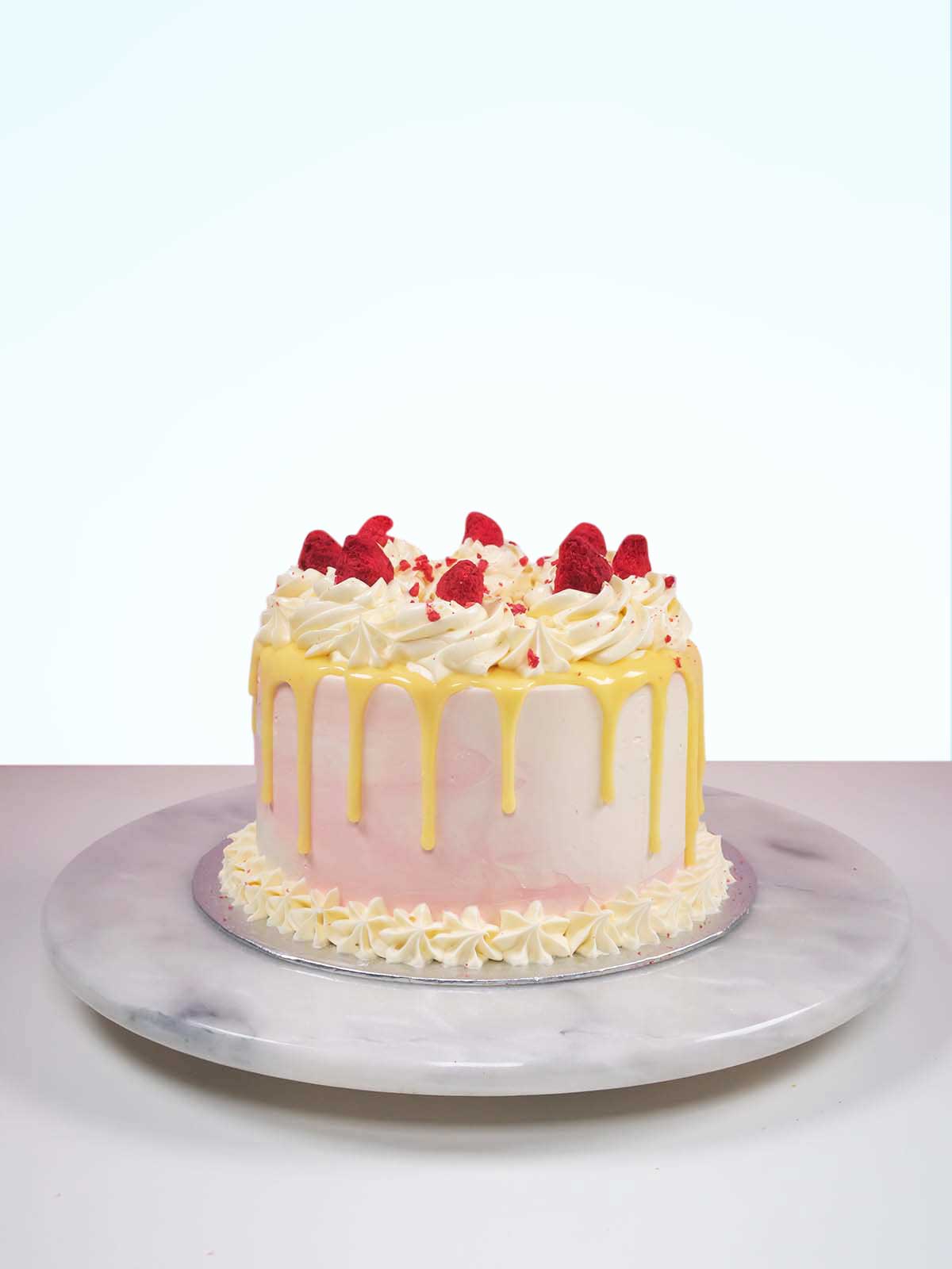 Raspberry White Chocolate Cake London Surrey Berkshire