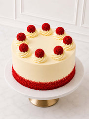 Red Velvet Truffle Birthday Cake made by a Michelin trained Chef - London and Surrey. 