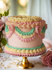 Ruffles and Roses Cake - London and Surrey
