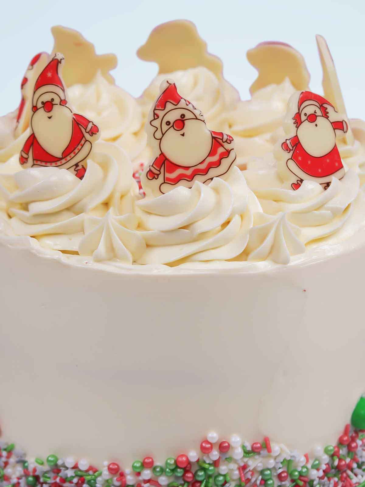 How to Make Santa Clause Cake