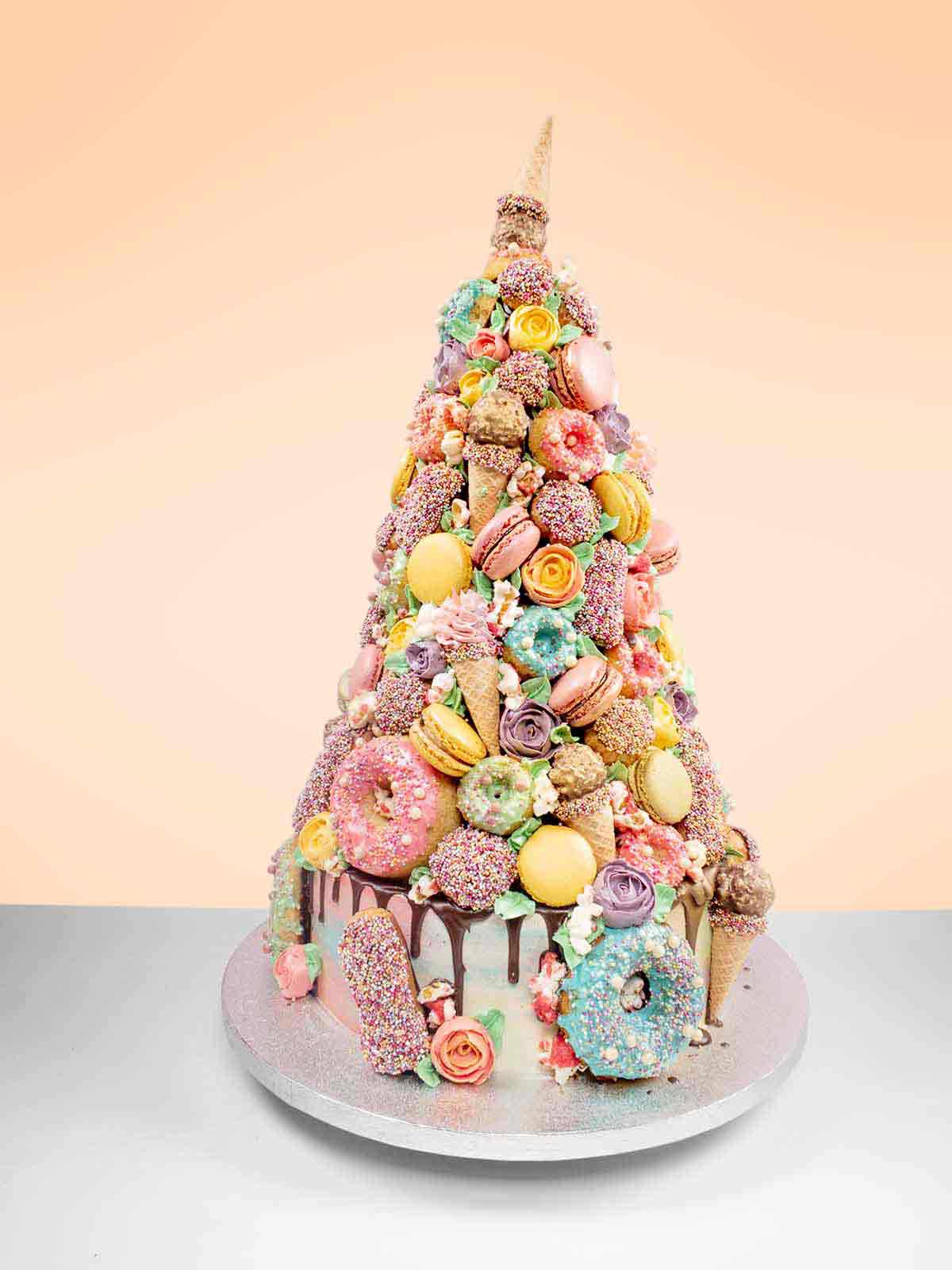 Secret Garden Croquembouche Cake Delivered