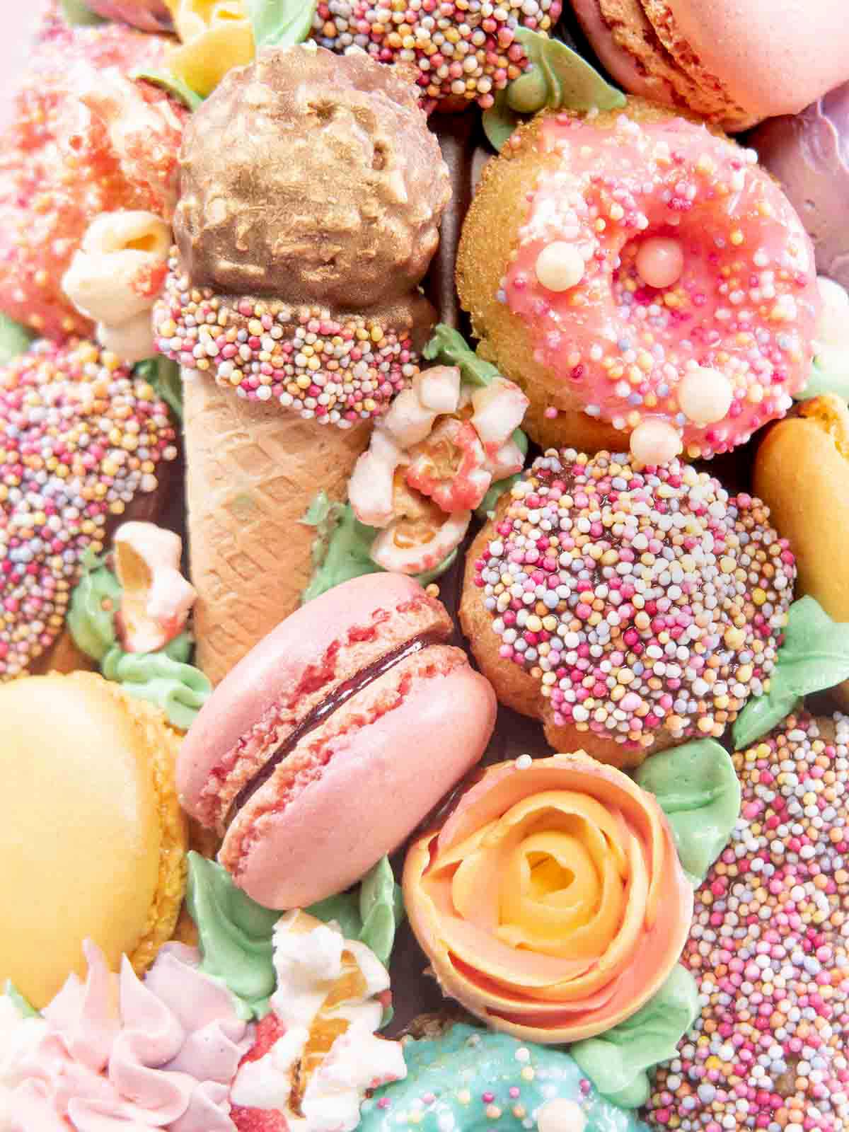 Secret Garden Croquembouche Cake Wedding Cake