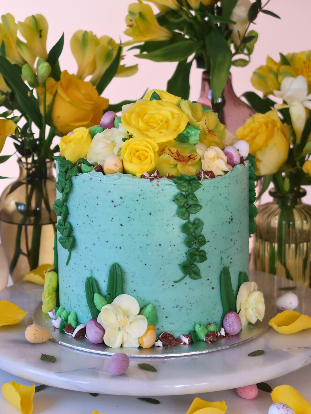 Spring Easter Buttercream Bloom Cake London Surrey