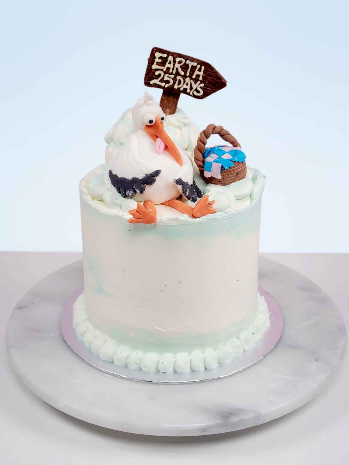 Stork Baby Shower Cake to Buy