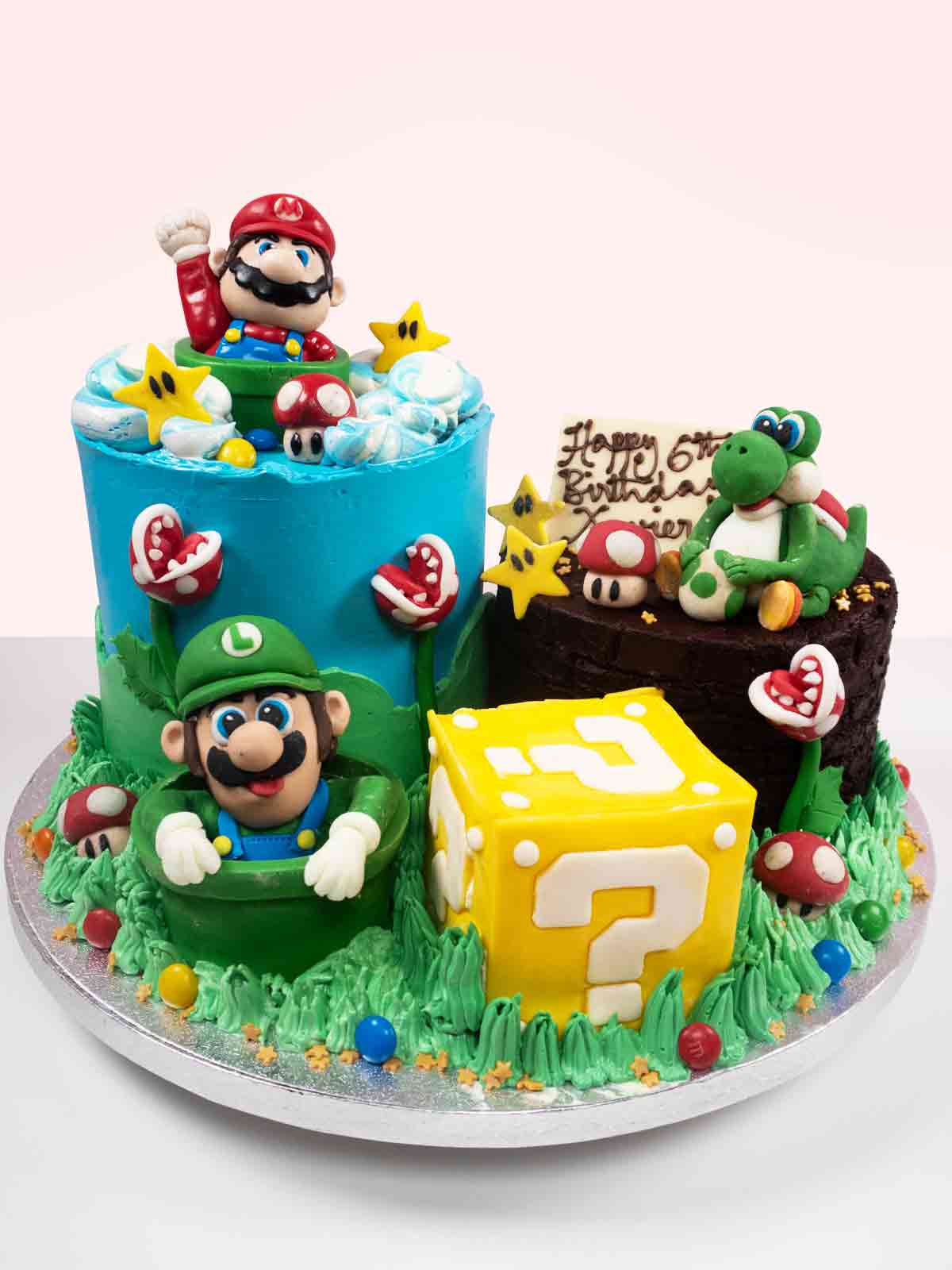 Super Mario Cakescape delivered Surrey, London, Berskhire