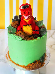 T-Rex Dinosaur Cake