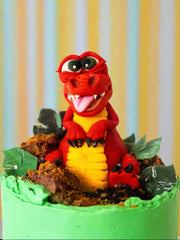 T-Rex Dinosaur Cake