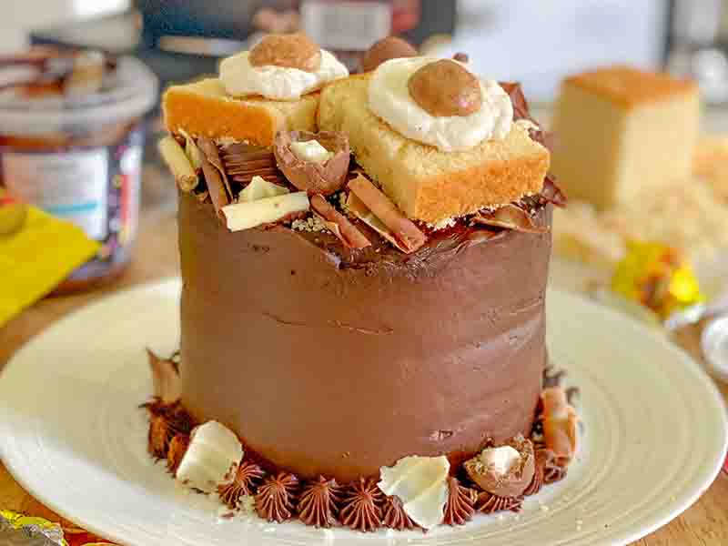 Tesco Fried Egg Easter Cake