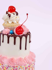 Tiddly Two Tier Birthday Cake