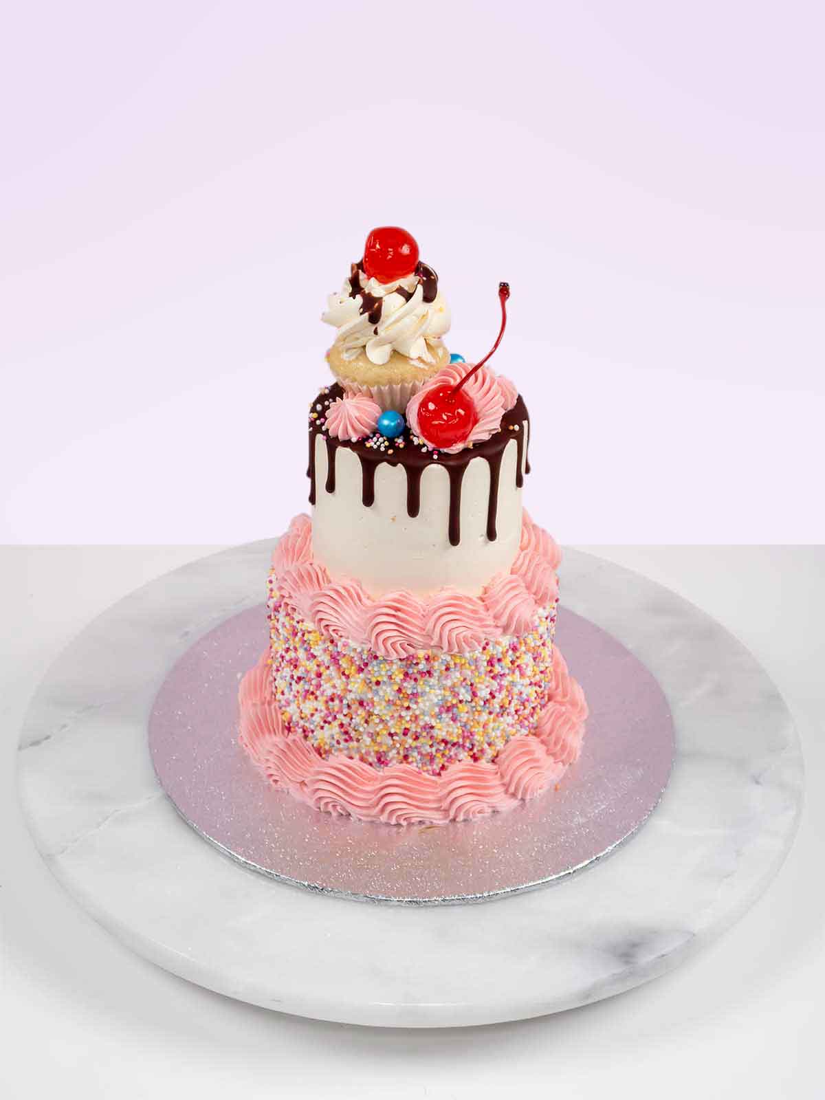 3 Layers Anniversary Cake by YummyCake, 3 layers anniversary cake from  Delhi | ID - 3408654