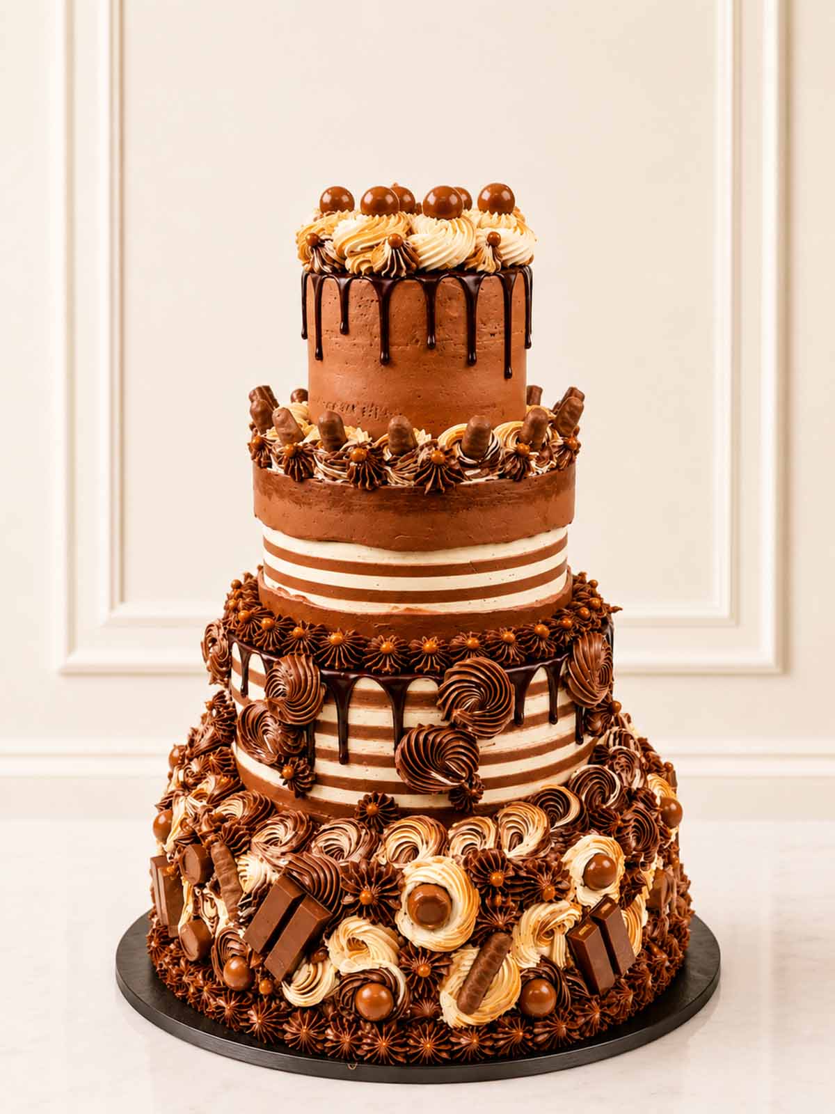 Till Death by Chocolate Do Us Part Wedding Cake Delivered in London and Surrey to your Venue