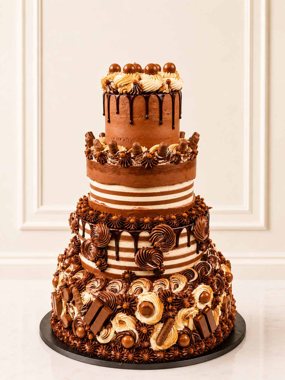 Till Death by Chocolate Do Us Part Wedding Cake Delivered in London and Surrey to your Venue