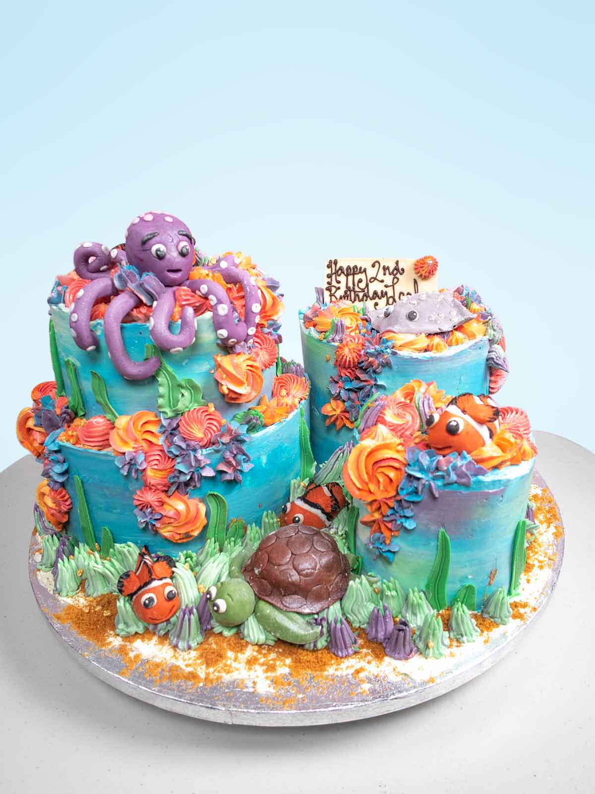 Ocean Birthday Cake Ocean Birthday Cake