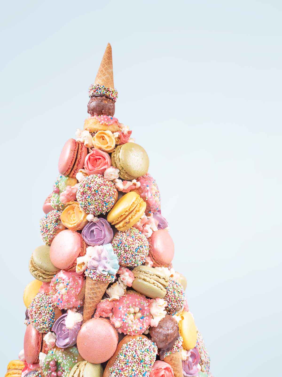 Unicorn Croquembouche Cake Delivered 