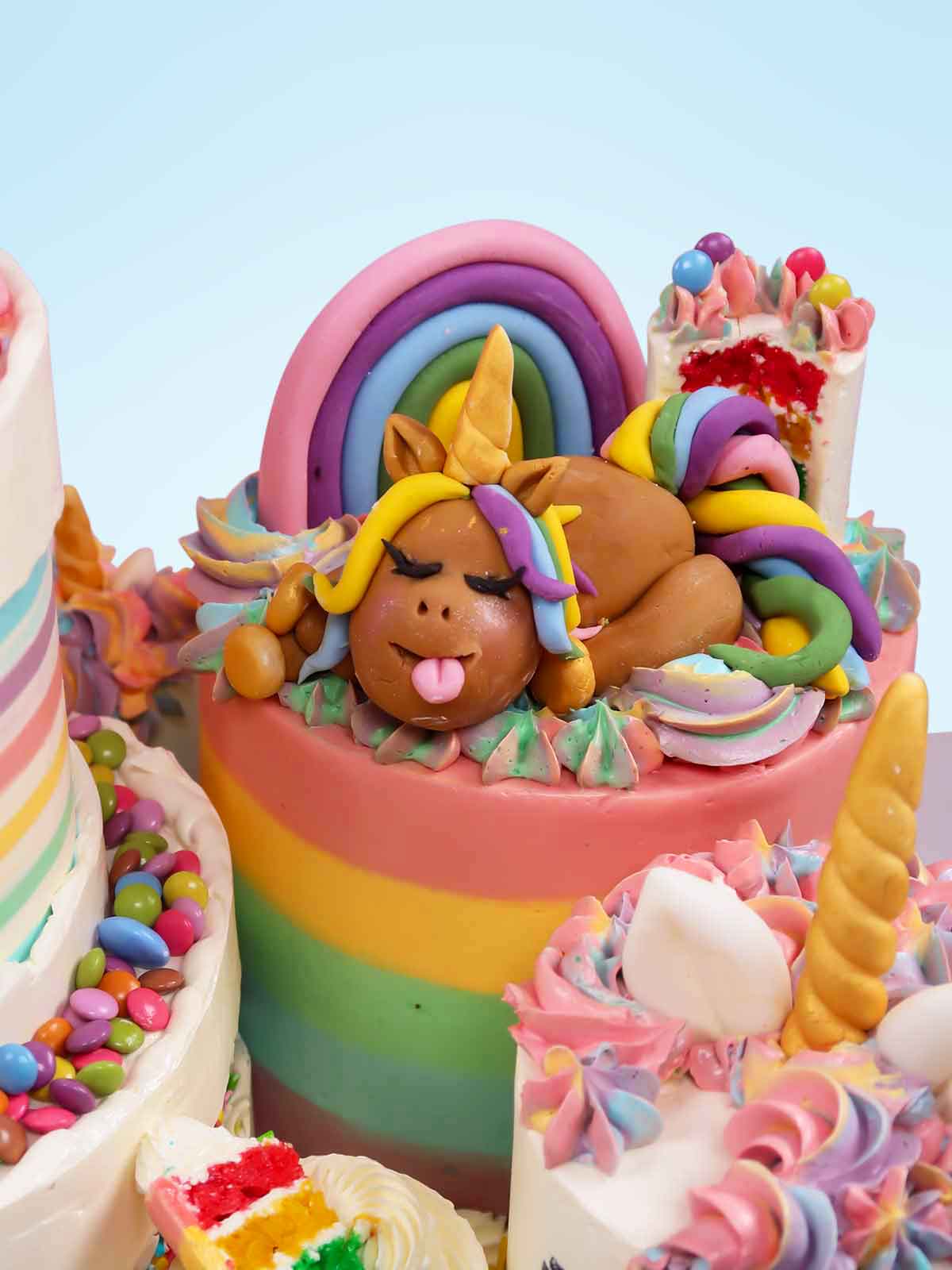 Unicorns & Rainbows Cakescape Cake Berkshire