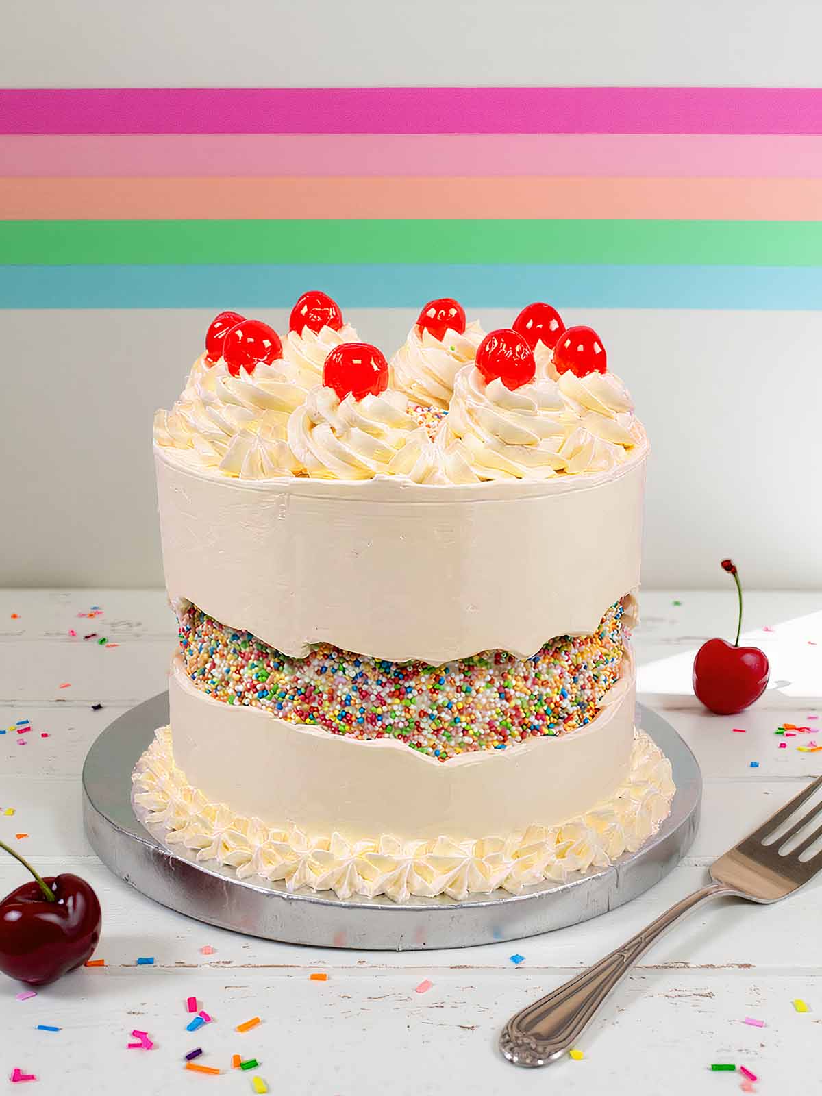 Vanilla Fault Line Cake Birthday: London & Surrey
