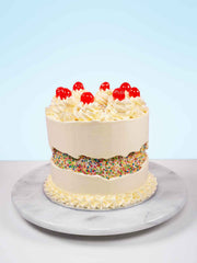 Vanilla Fault Line Birthday Cake to Buy