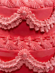 Custom 2-Tier Vintage Wedding Cake