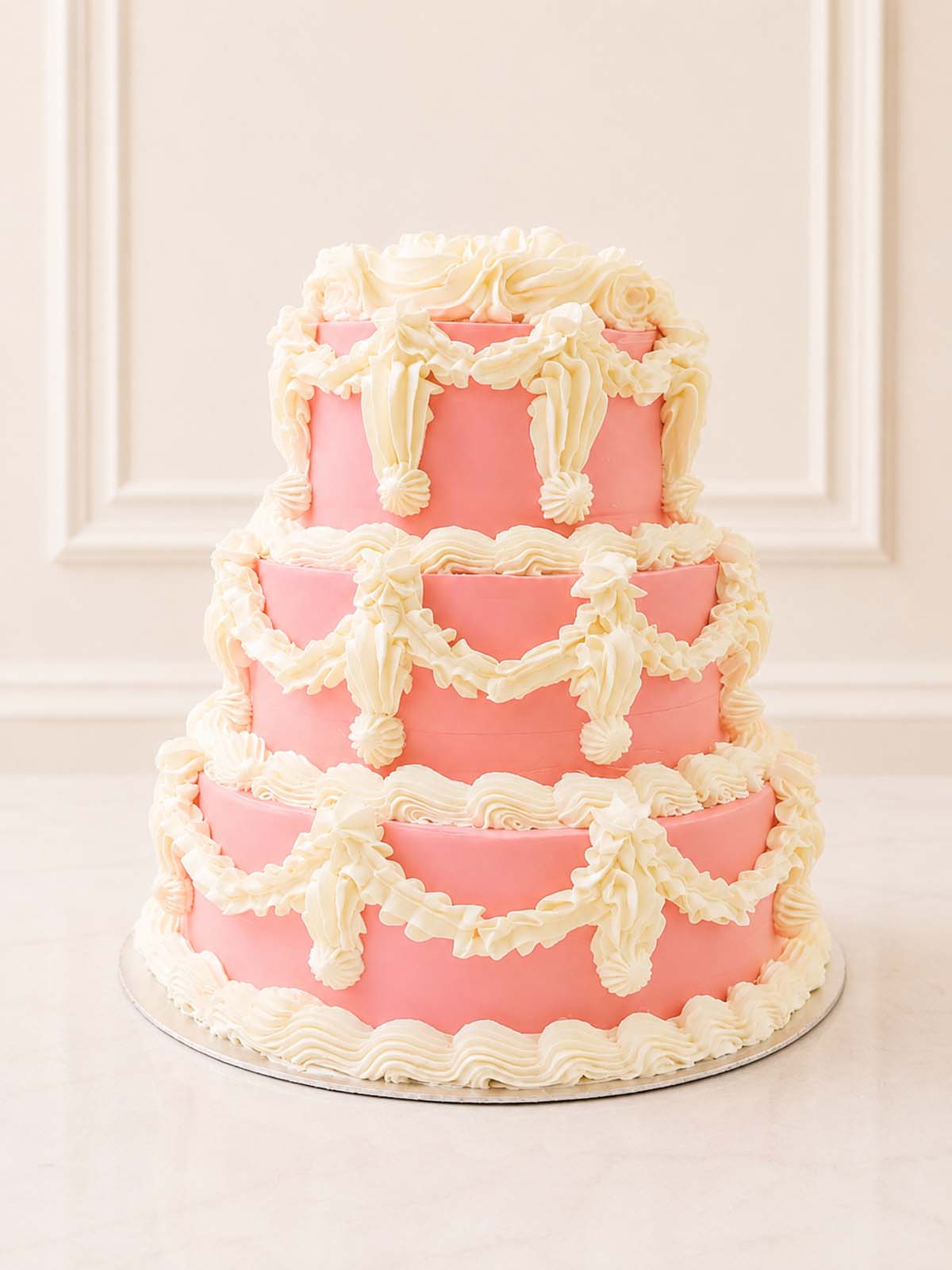 Vintage Wedding Cake - Regency Wedding Cake - Delivery to London and Surrey